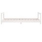 vidaXL Estructura de cama para niños madera de pino blanco 80x160 cm