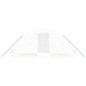 vidaXL Invernadero con estructura de acero blanco 10 m² 5x2x2,3 m vidaXL Invernadero con estructura de acero blanco 10 m² 5x2x2,3 m