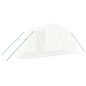 vidaXL Invernadero con estructura de acero blanco 10 m² 5x2x2,3 m vidaXL Invernadero con estructura de acero blanco 10 m² 5x2x2,3 m