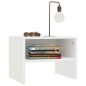 vidaXL Mesitas de noche 2 uds madera contrachapada blanco 40x30x30 cm vidaXL Mesitas de noche 2 uds madera contrachapada blanco 40x30x30 cm