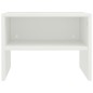 vidaXL Mesitas de noche 2 uds madera contrachapada blanco 40x30x30 cm vidaXL Mesitas de noche 2 uds madera contrachapada blanco 40x30x30 cm