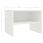 vidaXL Mesitas de noche 2 uds madera contrachapada blanco 40x30x30 cm vidaXL Mesitas de noche 2 uds madera contrachapada blanco 40x30x30 cm