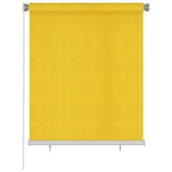 vidaXL Persiana enrollable de exterior 120x140 cm amarillo