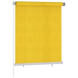 vidaXL Persiana enrollable de exterior 120x140 cm amarillo