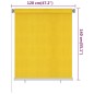 vidaXL Persiana enrollable de exterior 120x140 cm amarillo vidaXL Persiana enrollable de exterior 120x140 cm amarillo