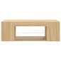 vidaXL Mueble de TV con luces LED roble Sonoma 90x39x30 cm