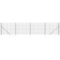 vidaXL Cerca de alambre con pinchos de anclaje gris antracita 1,6x10 m vidaXL Cerca de alambre con pinchos de anclaje gris antracita 1,6x10 m