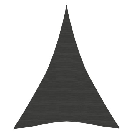 vidaXL Toldo de vela HDPE antracita 160 g/m² 5x7x7 m