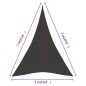 vidaXL Toldo de vela HDPE antracita 160 g/m² 5x7x7 m vidaXL Toldo de vela HDPE antracita 160 g/m² 5x7x7 m