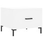 vidaXL Mesa de centro madera de ingeniería blanca 50x50x40 cm vidaXL Mesa de centro madera de ingeniería blanca 50x50x40 cm