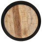 vidaXL Mesa de centro de madera de mango maciza negra 68x68x30 cm vidaXL Mesa de centro de madera de mango maciza negra 68x68x30 cm