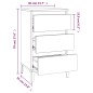 vidaXL Mesita de noche madera contrachapada blanco brillo 40x35x70 cm vidaXL Mesita de noche madera contrachapada blanco brillo 40x35x70 cm