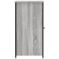 vidaXL Mesita de noche madera de ingeniería gris Sonoma 32x42x80 cm vidaXL Mesita de noche madera de ingeniería gris Sonoma 32x42x80 cm