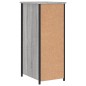 vidaXL Mesita de noche madera de ingeniería gris Sonoma 32x42x80 cm vidaXL Mesita de noche madera de ingeniería gris Sonoma 32x42x80 cm