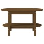 vidaXL Mesa de centro madera maciza de pino marrón miel 80x45x45 cm vidaXL Mesa de centro madera maciza de pino marrón miel 80x45x45 cm