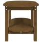 vidaXL Mesa de centro madera maciza de pino marrón miel 80x45x45 cm vidaXL Mesa de centro madera maciza de pino marrón miel 80x45x45 cm