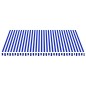 vidaXL Tela de repuesto para toldo azul y blanco 4,5x3,5 m vidaXL Tela de repuesto para toldo azul y blanco 4,5x3,5 m