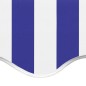 vidaXL Tela de repuesto para toldo azul y blanco 4,5x3,5 m vidaXL Tela de repuesto para toldo azul y blanco 4,5x3,5 m