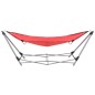 vidaXL Hamaca con soporte plegable rojo vidaXL Hamaca con soporte plegable rojo
