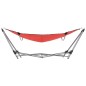 vidaXL Hamaca con soporte plegable rojo vidaXL Hamaca con soporte plegable rojo