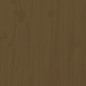 vidaXL Escritorio de madera maciza de pino marrón miel 110x50x75 cm