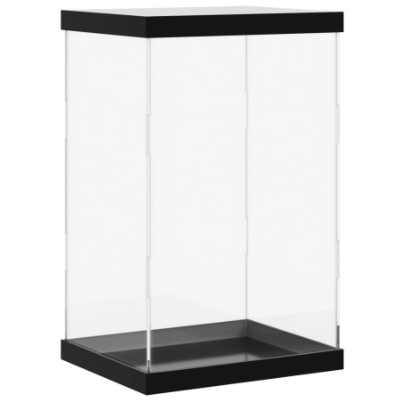 vidaXL Caja de exposición acrílico transparente 22x18x35 cm