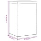 vidaXL Caja de exposición acrílico transparente 22x18x35 cm vidaXL Caja de exposición acrílico transparente 22x18x35 cm