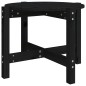 vidaXL Mesa de centro de madera maciza de pino negro 62,5x45 cm vidaXL Mesa de centro de madera maciza de pino negro 62,5x45 cm