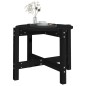 vidaXL Mesa de centro de madera maciza de pino negro 62,5x45 cm vidaXL Mesa de centro de madera maciza de pino negro 62,5x45 cm