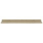 vidaXL Estantes de pared 2 unidades roble Sonoma 80x9x3 cm