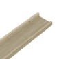 vidaXL Estantes de pared 2 unidades roble Sonoma 80x9x3 cm