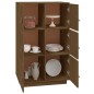 vidaXL Aparador de madera maciza de pino marrón miel 67x40x108,5 cm vidaXL Aparador de madera maciza de pino marrón miel 67x40x108,5 cm