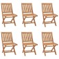 vidaXL Conjunto de comedor de jardín 7 piezas madera maciza de teca vidaXL Conjunto de comedor de jardín 7 piezas madera maciza de teca