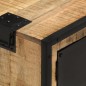 vidaXL Mueble para TV de madera maciza de mango rugosa 110x31x46 cm
