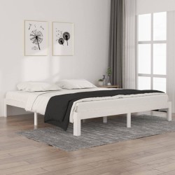 vidaXL Estructura de cama madera maciza Super King 180x200 cm