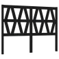 vidaXL Cabecero de cama madera maciza de pino negro 166x4x100 cm vidaXL Cabecero de cama madera maciza de pino negro 166x4x100 cm