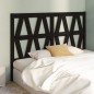 vidaXL Cabecero de cama madera maciza de pino negro 166x4x100 cm vidaXL Cabecero de cama madera maciza de pino negro 166x4x100 cm