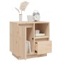 vidaXL Mesitas de noche 2 uds madera maciza de pino 50x34x50 cm vidaXL Mesitas de noche 2 uds madera maciza de pino 50x34x50 cm