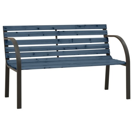 vidaXL Banco de jardín de niños madera de abeto chino gris 81 cm 