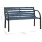 vidaXL Banco de jardín de niños madera de abeto chino gris 81 cm vidaXL Banco de jardín de niños madera de abeto chino gris 81 cm