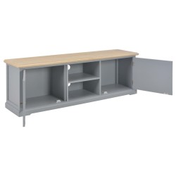 vidaXL Mueble para el televisor de madera gris 120x30x40 cm
