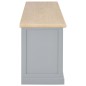 vidaXL Mueble para el televisor de madera gris 120x30x40 cm vidaXL Mueble para el televisor de madera gris 120x30x40 cm
