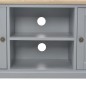 vidaXL Mueble para el televisor de madera gris 120x30x40 cm vidaXL Mueble para el televisor de madera gris 120x30x40 cm