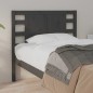 vidaXL Cabecero madera maciza de pino gris 96x4x100 cm vidaXL Cabecero madera maciza de pino gris 96x4x100 cm