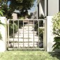 vidaXL Puerta de jardín de acero inoxidable 100x75 cm vidaXL Puerta de jardín de acero inoxidable 100x75 cm