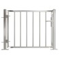 vidaXL Puerta de jardín de acero inoxidable 100x75 cm vidaXL Puerta de jardín de acero inoxidable 100x75 cm