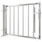 vidaXL Puerta de jardín de acero inoxidable 100x75 cm vidaXL Puerta de jardín de acero inoxidable 100x75 cm