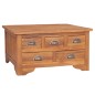 vidaXL Mesa de centro con tapa abatible madera teca macizo 65x64x35 cm vidaXL Mesa de centro con tapa abatible madera teca macizo 65x64x35 cm