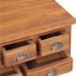 vidaXL Mesa de centro con tapa abatible madera teca macizo 65x64x35 cm vidaXL Mesa de centro con tapa abatible madera teca macizo 65x64x35 cm