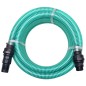 vidaXL Manguera de succión con conectores 7 m 22 mm verde vidaXL Manguera de succión con conectores 7 m 22 mm verde